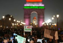 Delhi pollution protest
