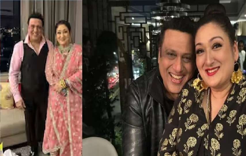 Govinda and his wife sunita ahuja