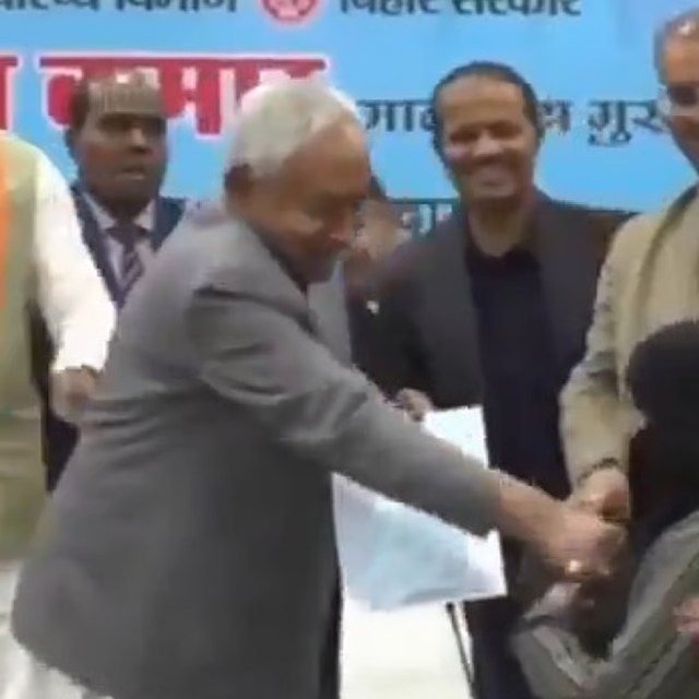 Nitish kumar hijab row