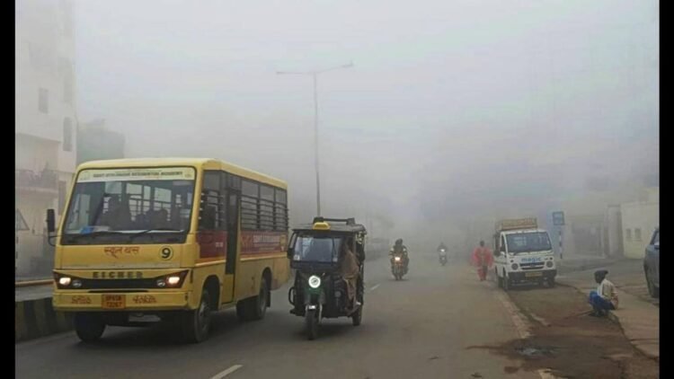 Winter fog safety measures