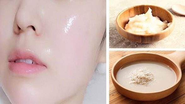 Boiled rice korean facial