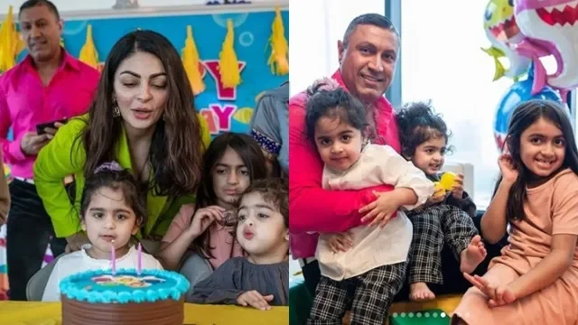 Neeru - bajwa - marks - sixth - birthday - twins - family-focused - celebration