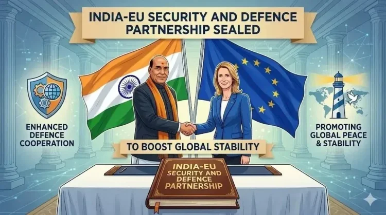 India, eu sign new security and defence partnership at new delhi summit