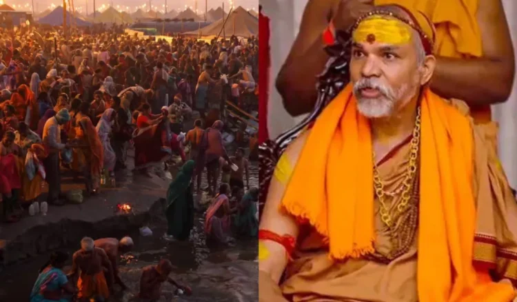 Shankaracharya leaves prayagraj after protest, skips sangam ritual bath
