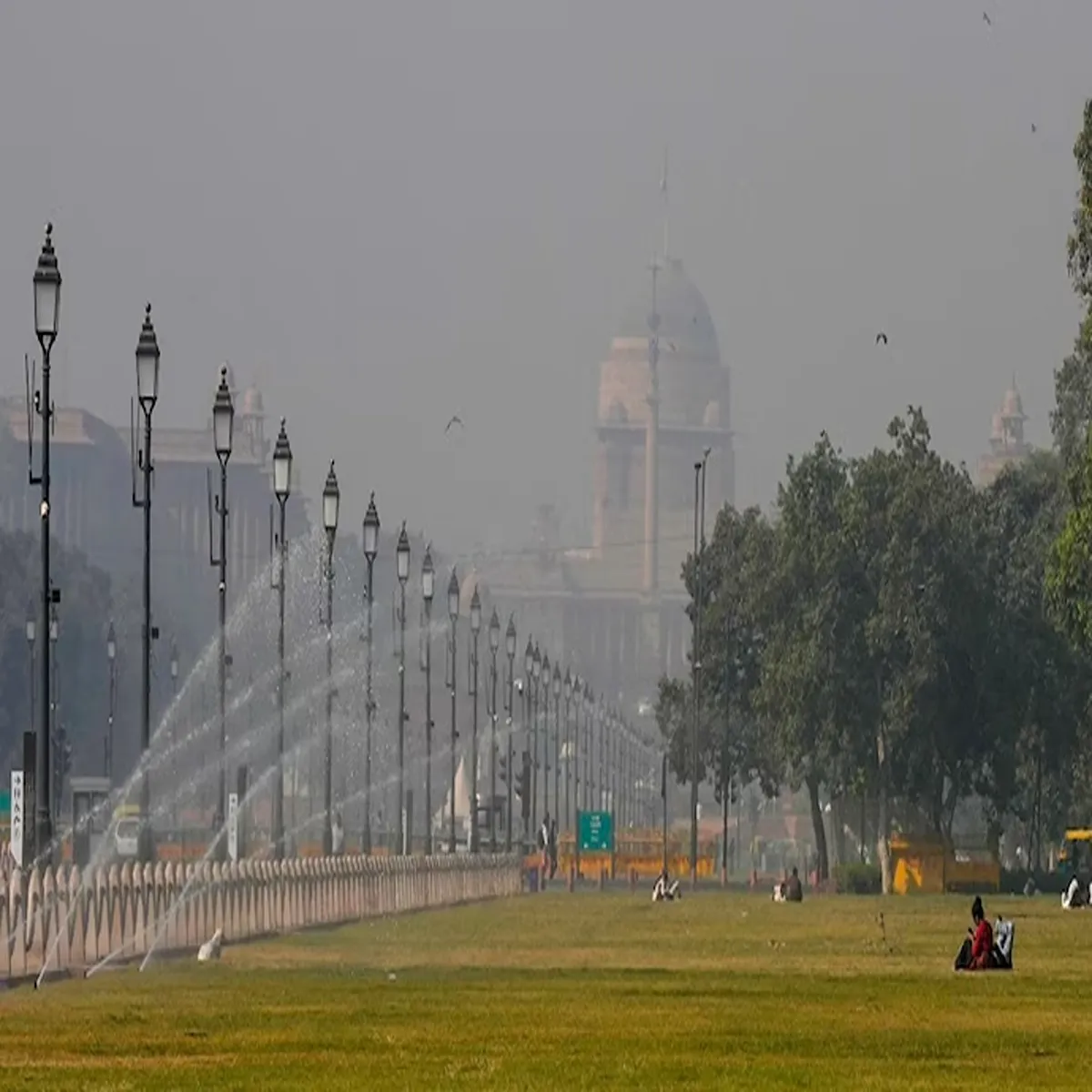 Airquality delhi records noticeable improvement aqi