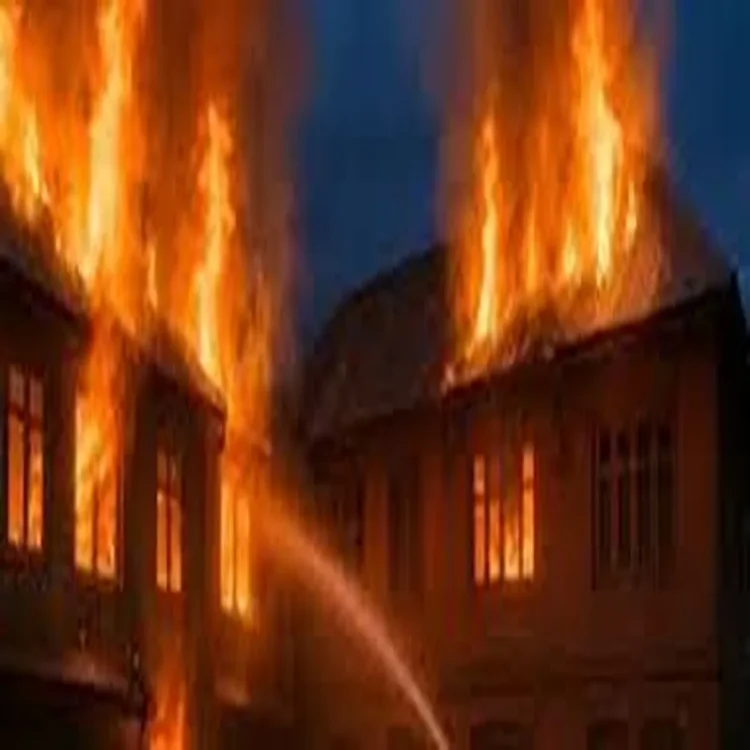 Bandipora main market fire incident