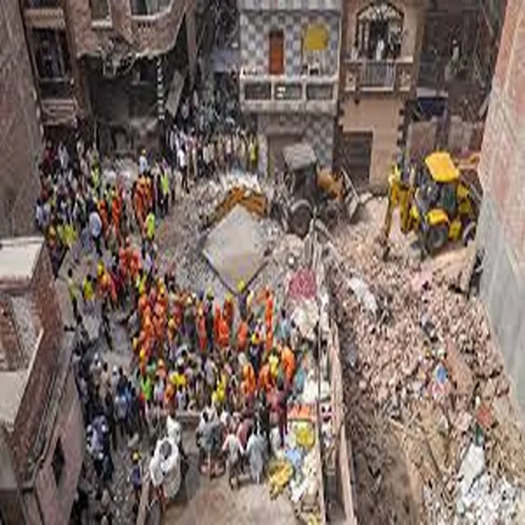 Building collapse delhi roof death