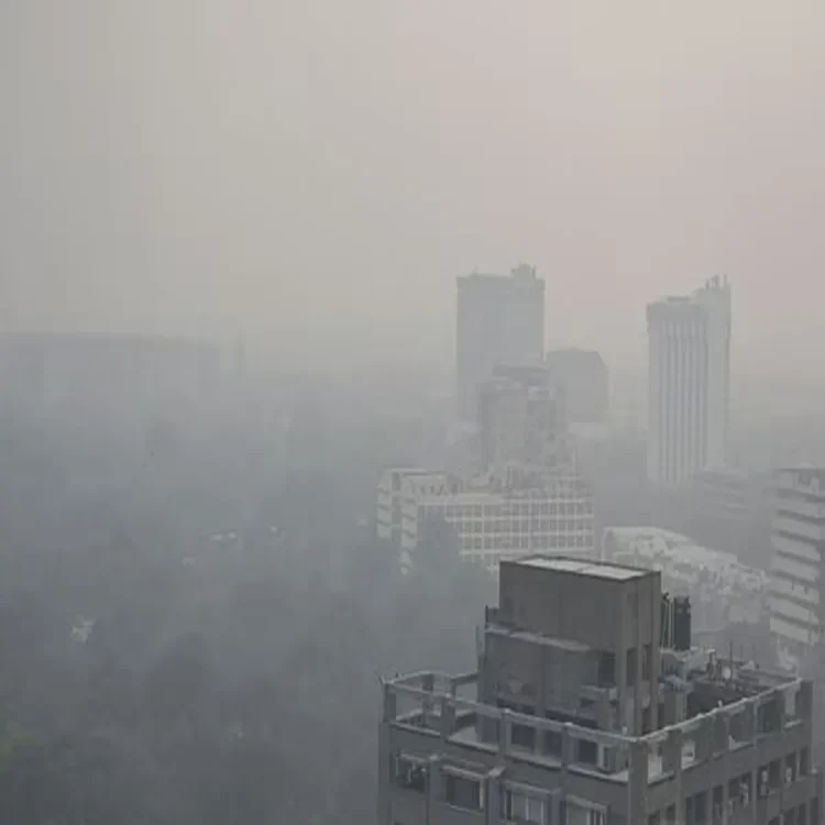 Delhi aqi poor category smog 1