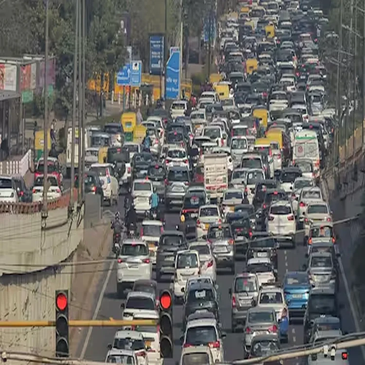 Delhi traffic plan ai summit