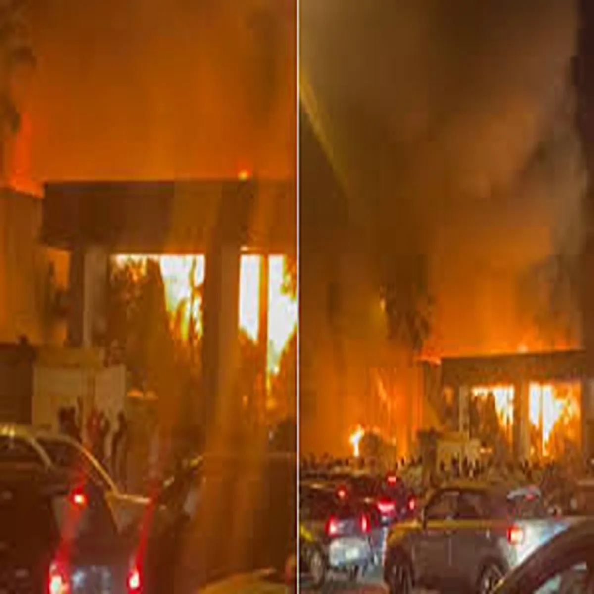 Fire early morning blaze damages wedding