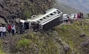 Bus - accident - – - himachal - roadways - bus - plunges - into