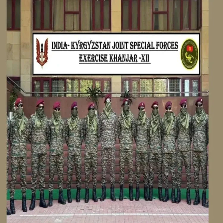India kyrgyzstan special forces drill