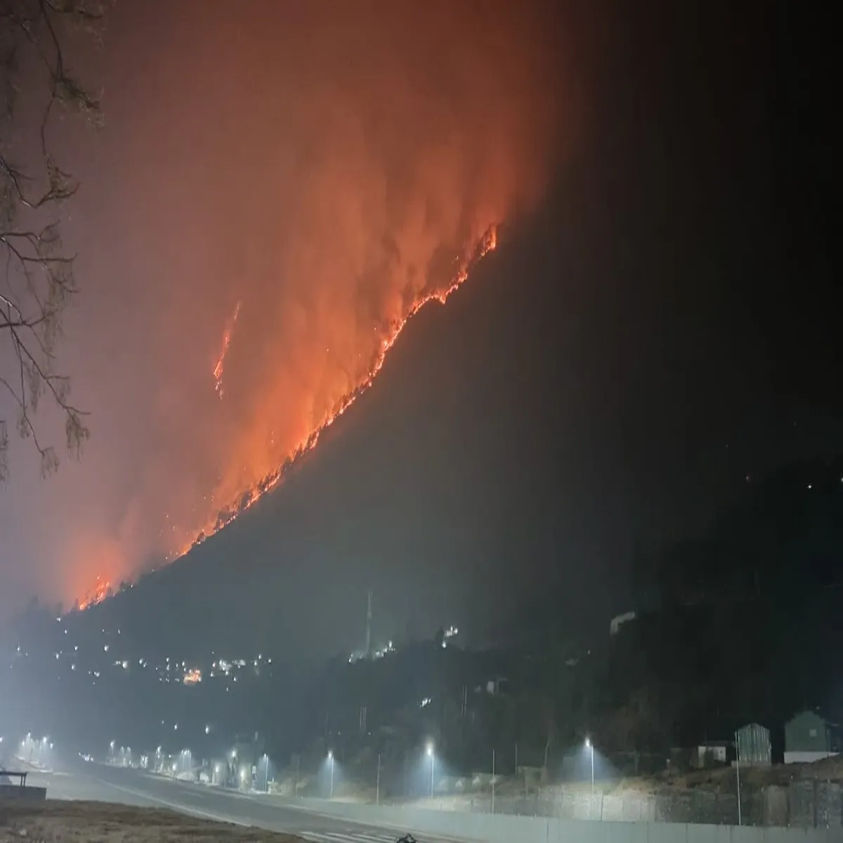 Wildfires iaf intensifies aerial battle across