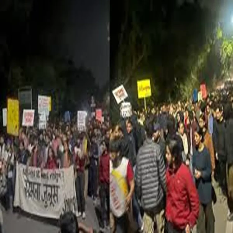 Jnu campus protest violence tensions