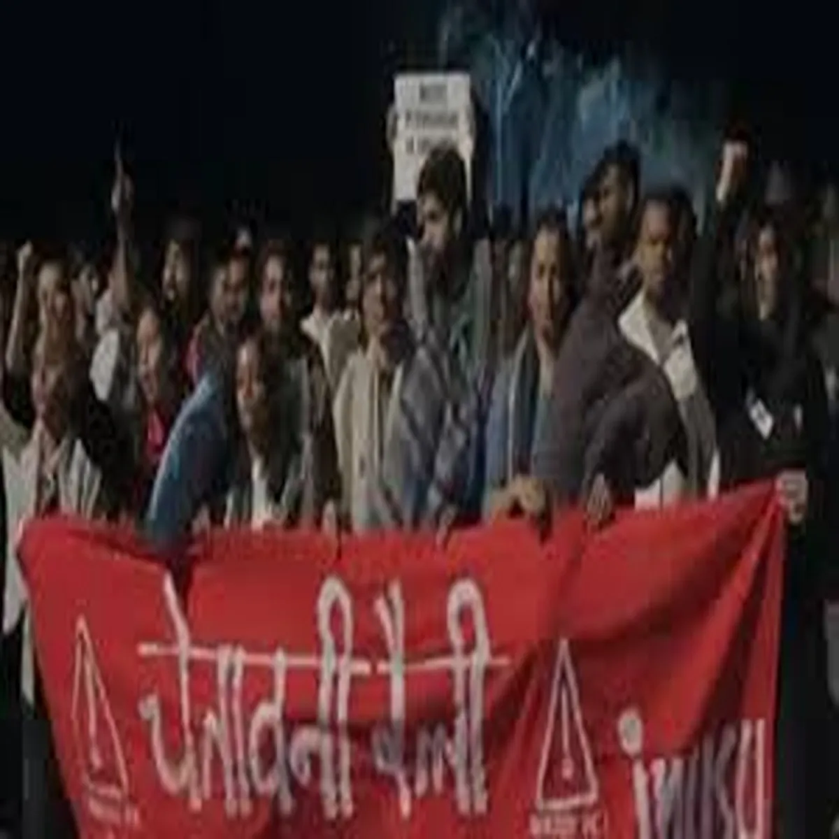 Studentprotest jnu students rally after union