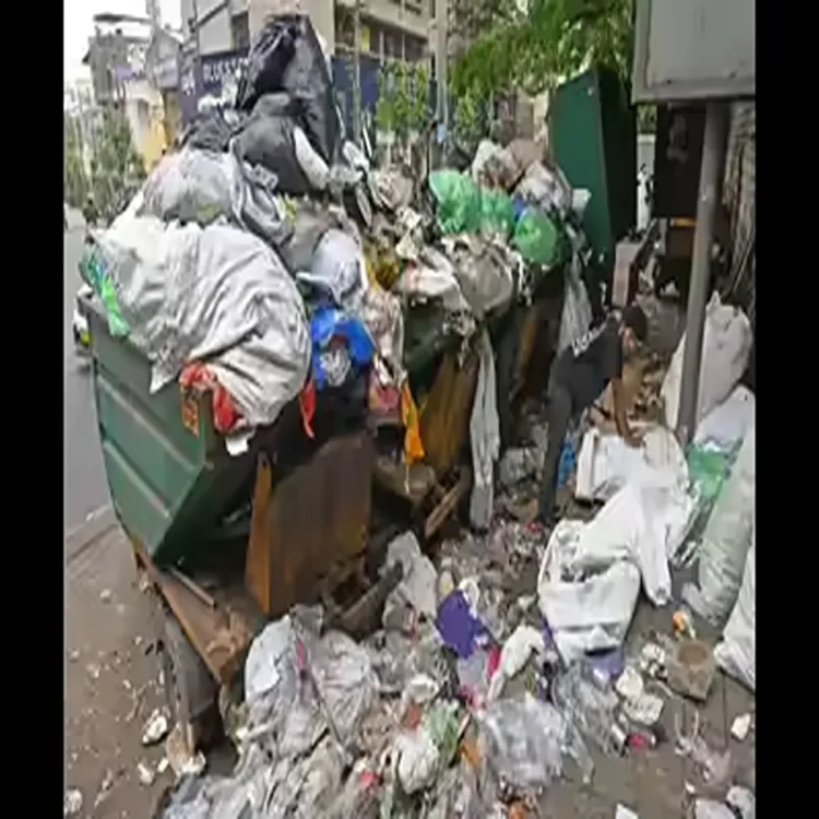 Karnataka garbage dispute clash