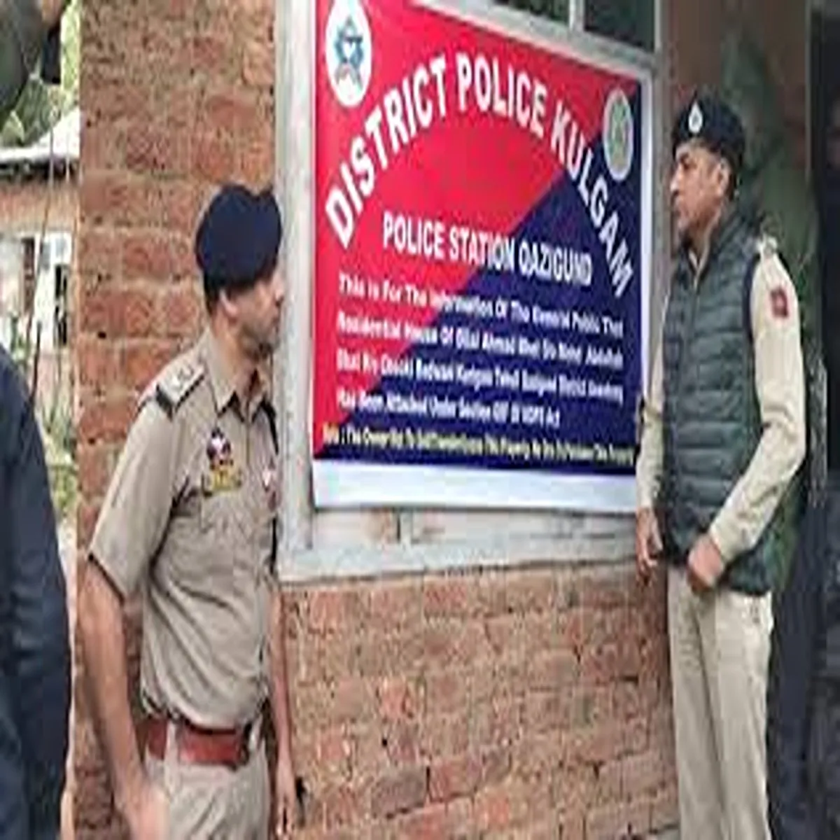 Drugtrafficking kulgam police attach crore assets