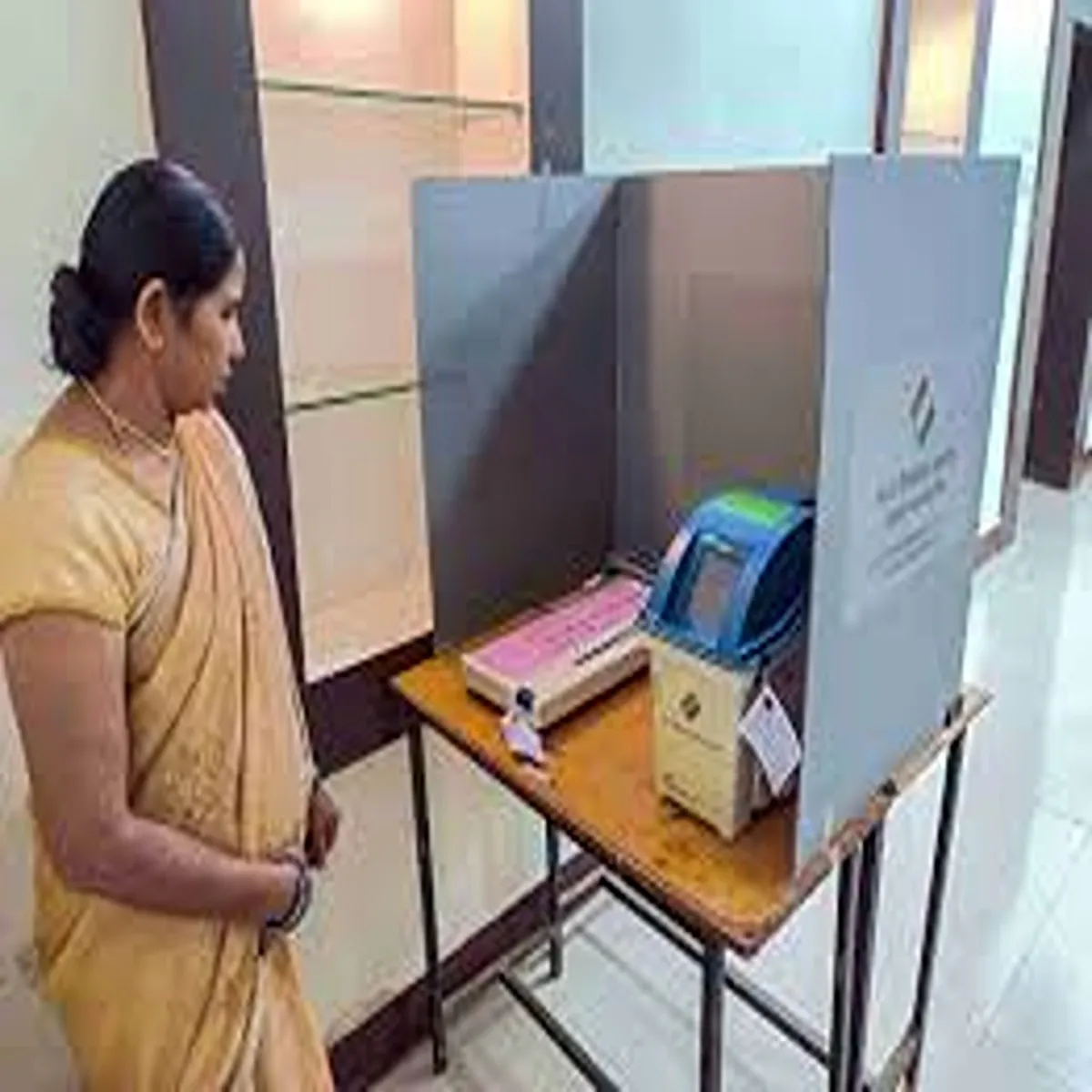 Election minor entry into poll booth