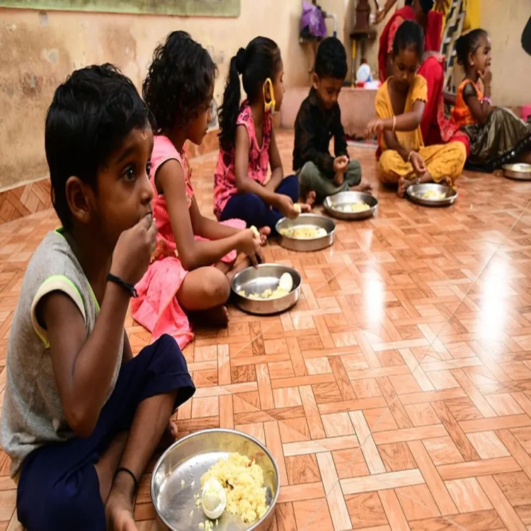 Municipal welfare midday meal shift