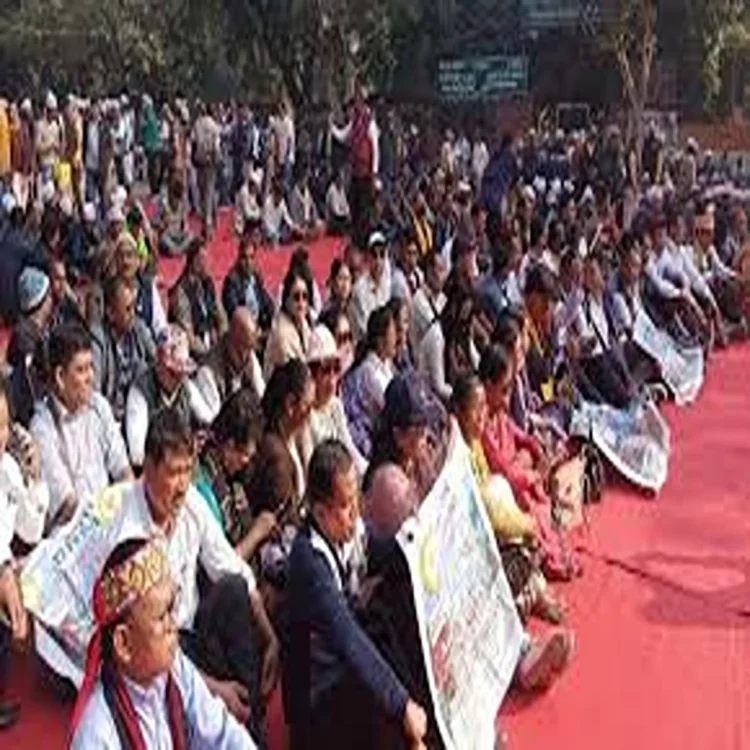 National teachers unions protest delhi