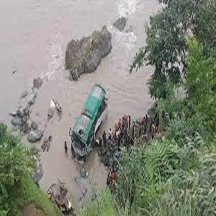 Nepal bus crash trishuli river