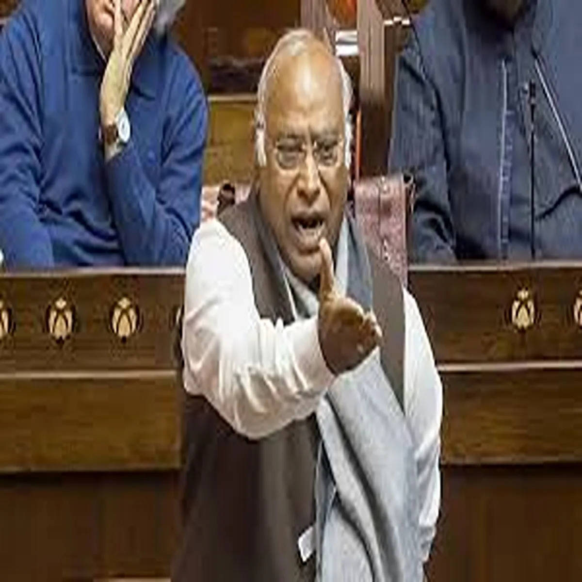 Parliament kharge accuses dodging key questions