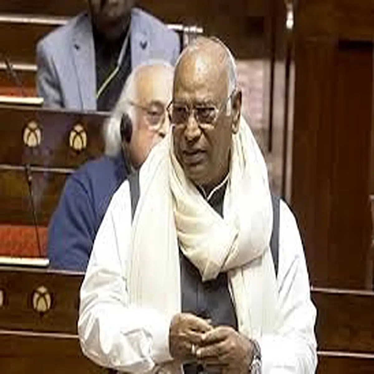 Parliament kharge flags deletion rajya sabha