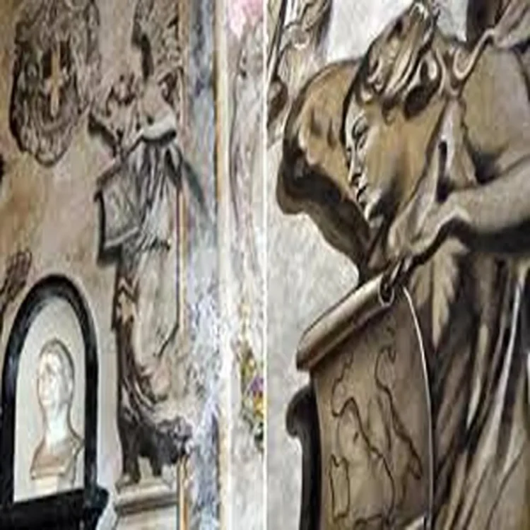 Rome church fresco restoration debate