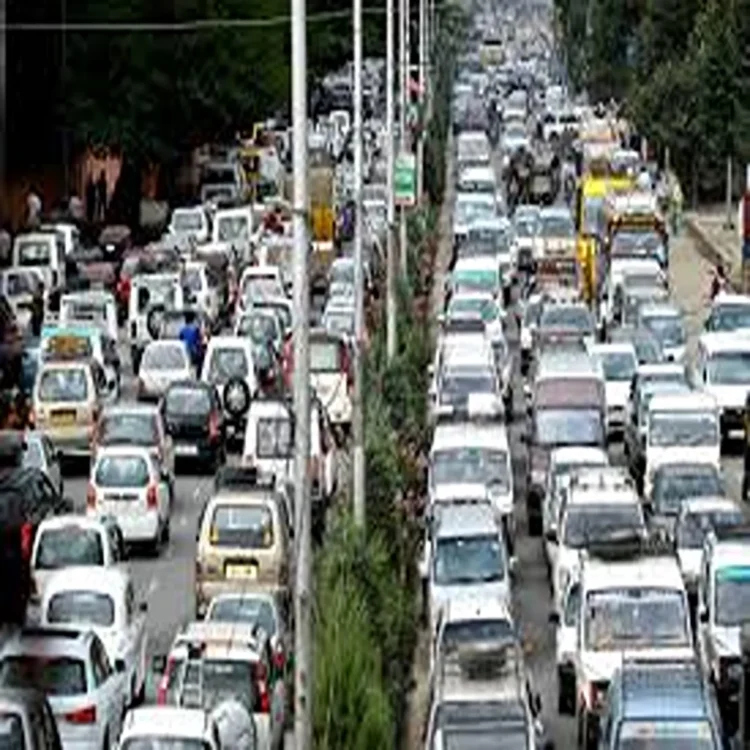 Srinagar traffic diversions vp visit