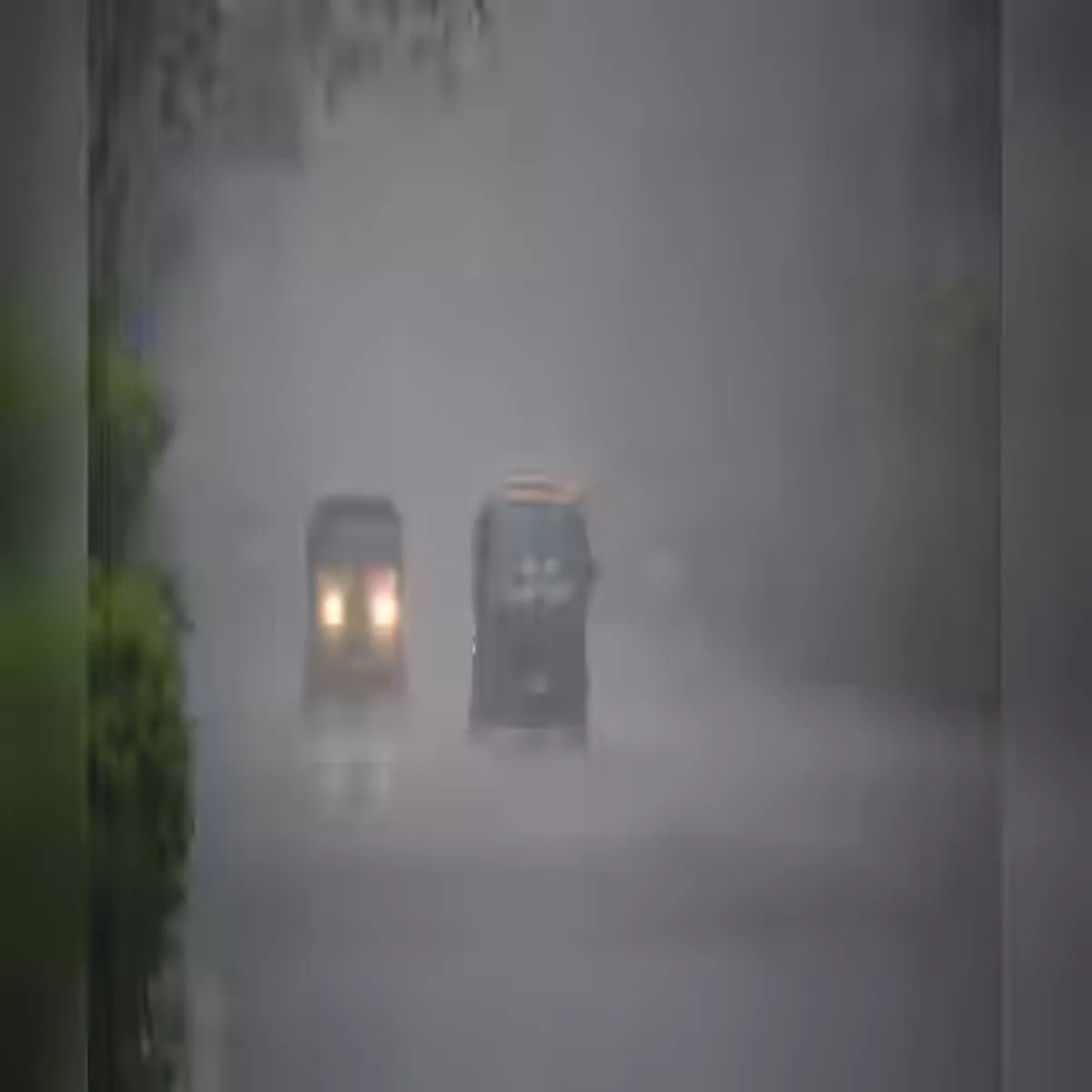 Weather fog moderate rain persist across