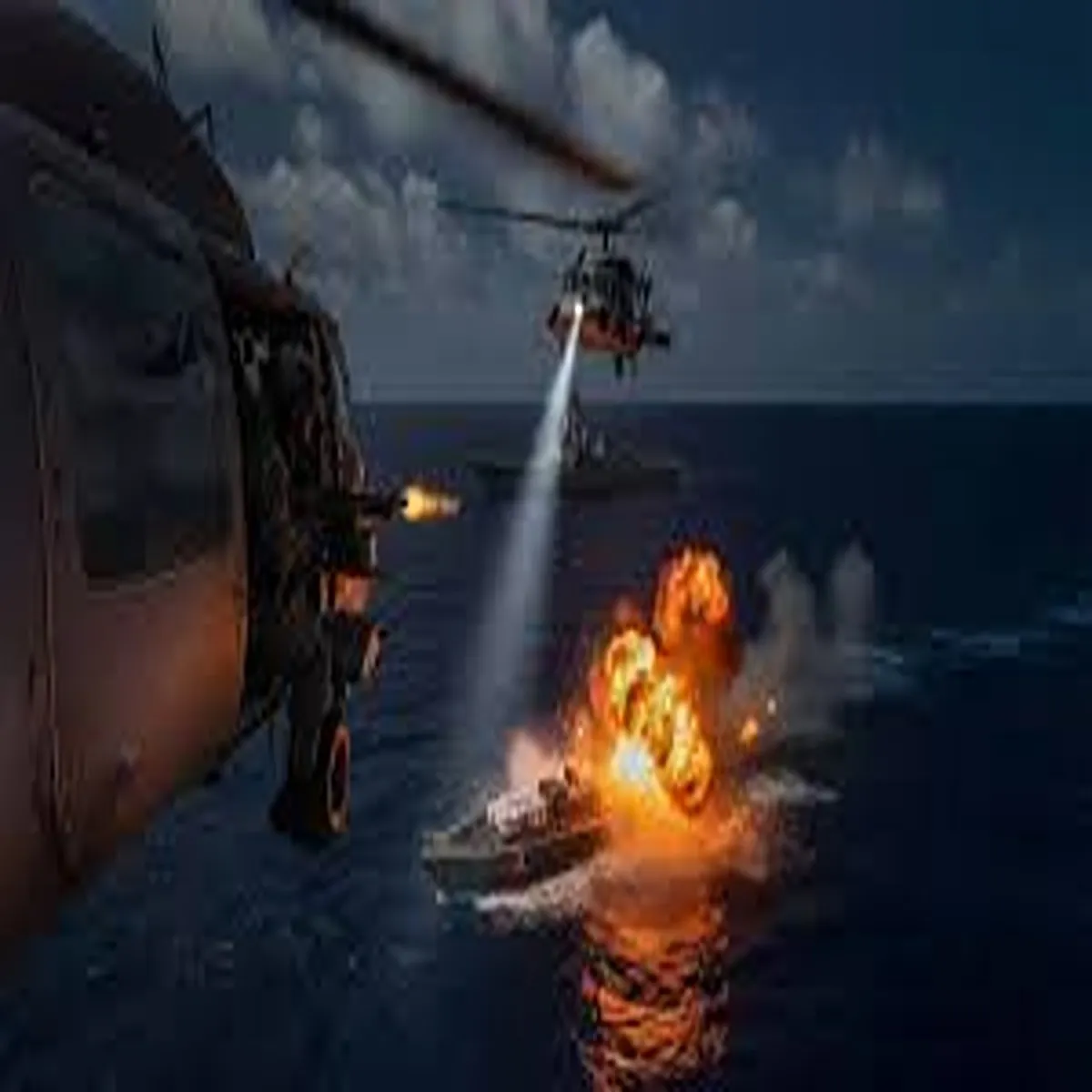 Counternarcotics airstrike targets suspected drug vessel