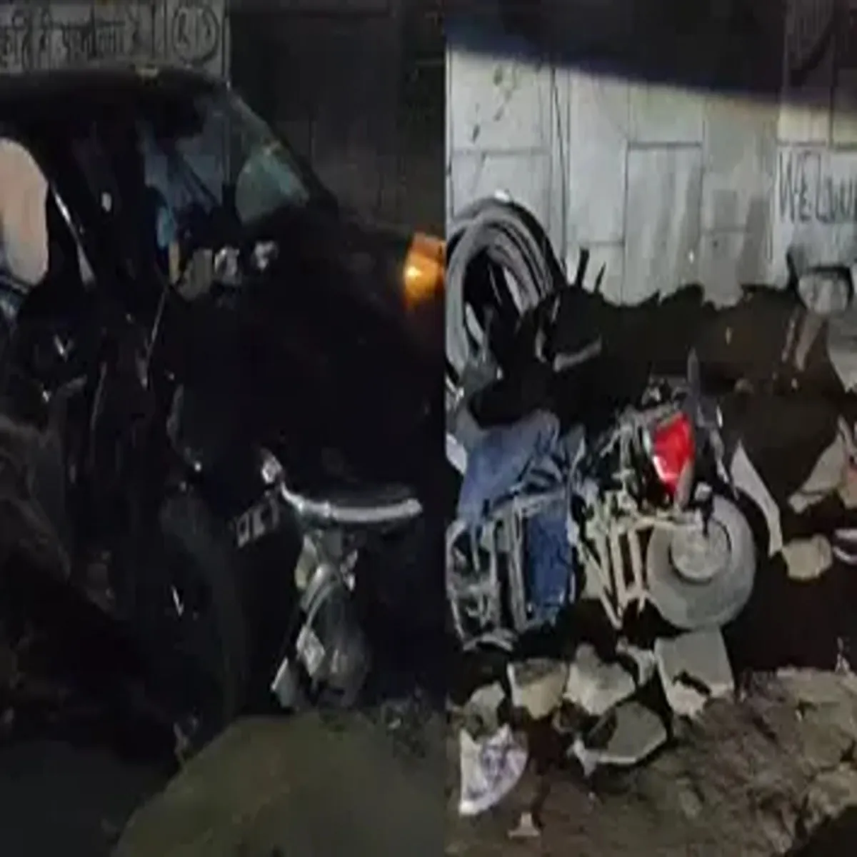 Road accident delivery worker killed west