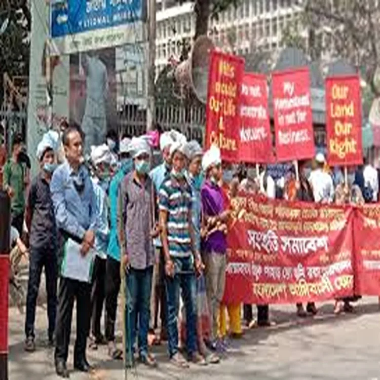 Bangladesh tribal forest protest