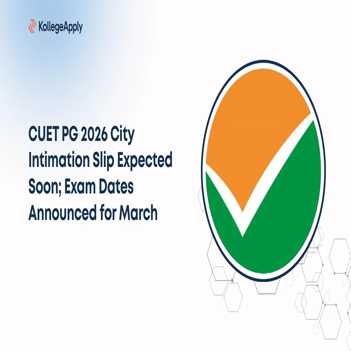 Cuetpg nta releases advance exam city