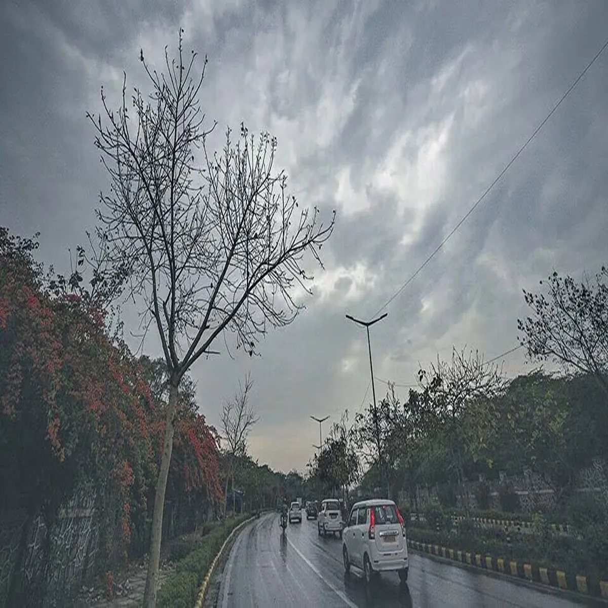 Weather cloudy skies light rain expected