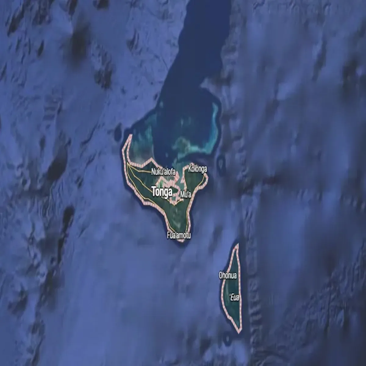 Earthquake powerful undersea quake near tonga