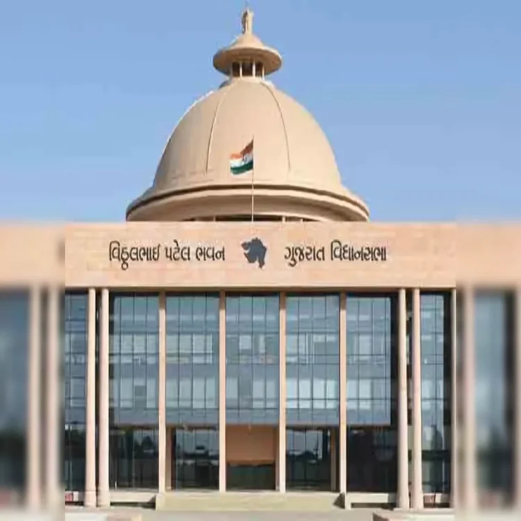 Gujarat assembly bomb threat evacuation