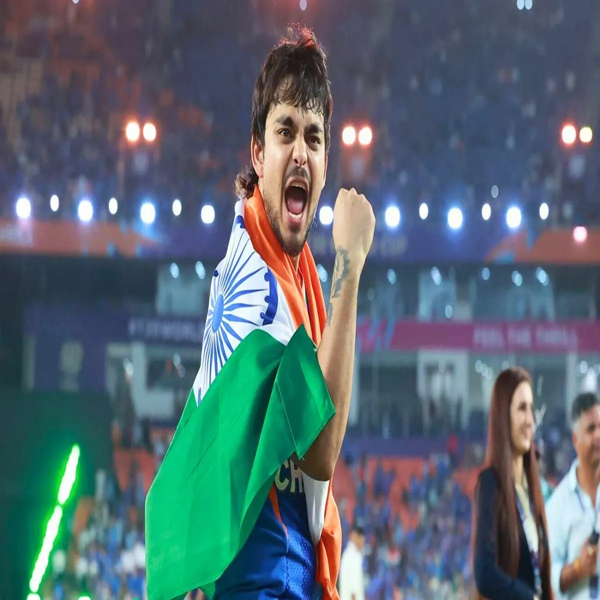 Cricket ishan kishan receives grand welcome