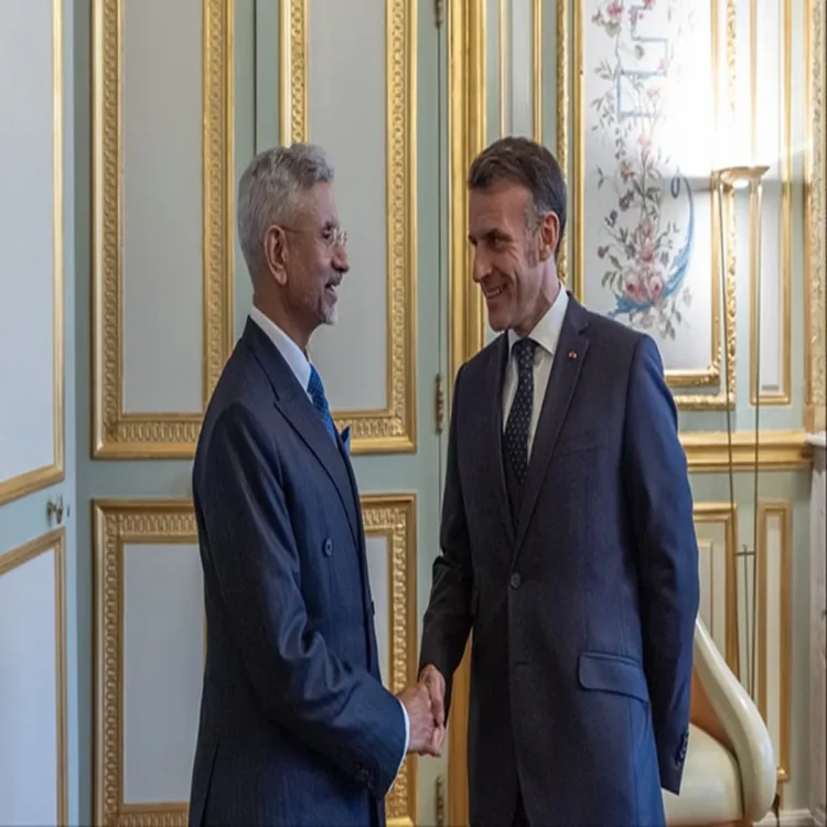 Jaishankar macron paris meeting