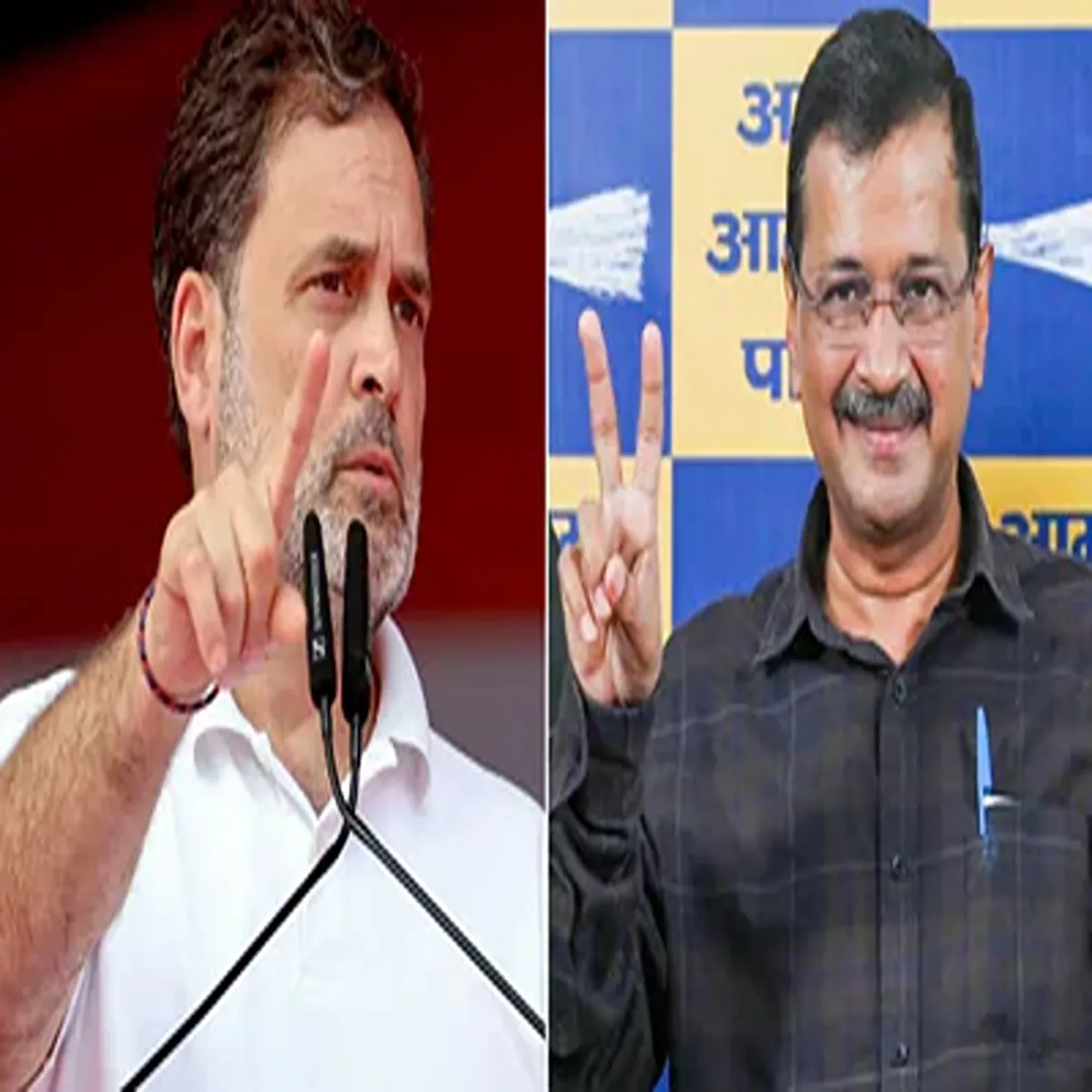 Corruption kejriwal draws sharp contrast between