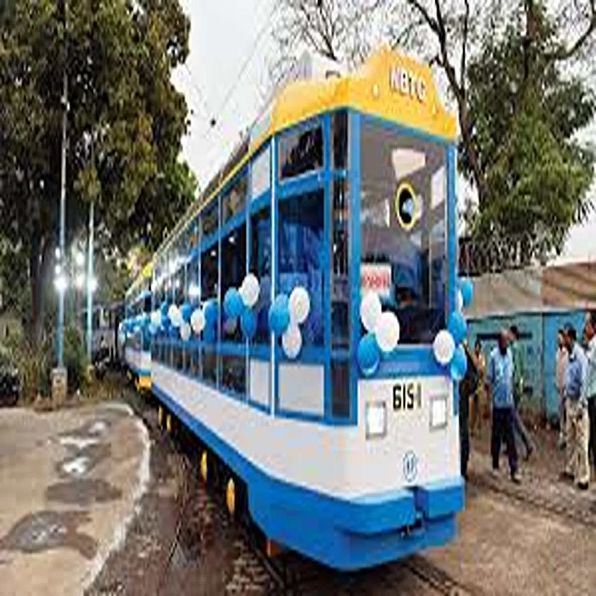Election kolkata unveils election tram ahead