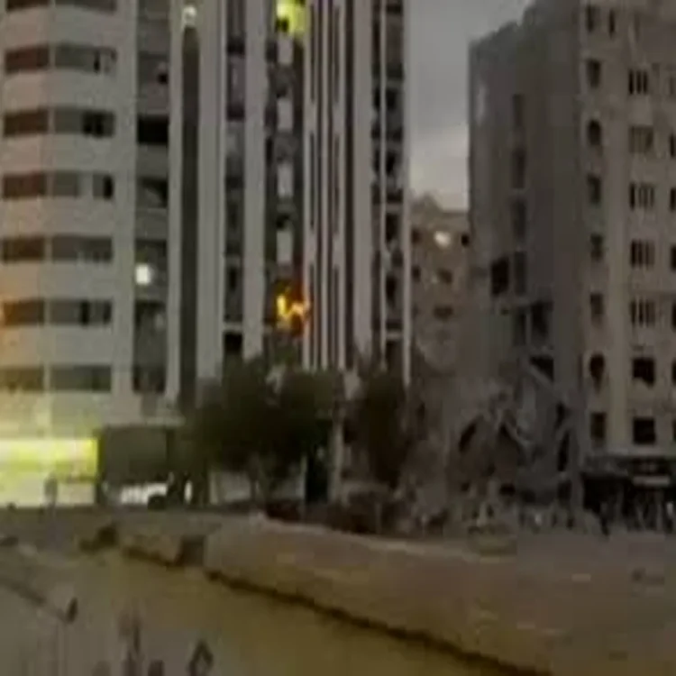 Missile debris injures indians uae