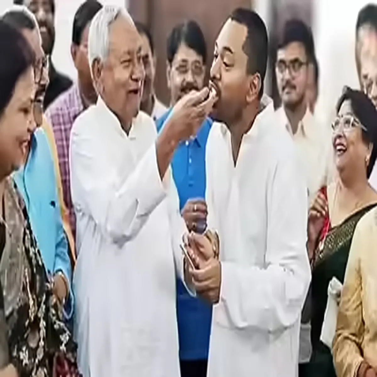 Politics nishant kumar engages party leaders