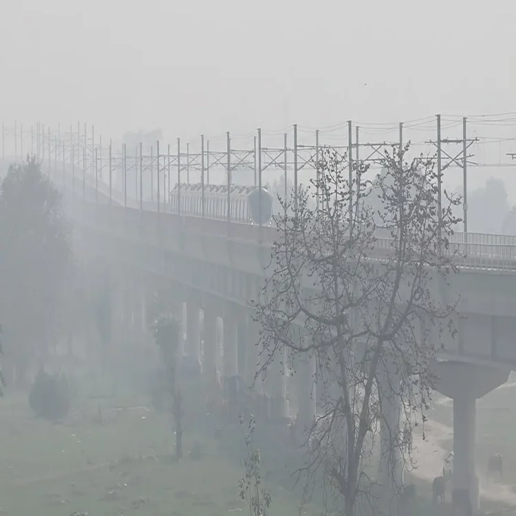 North india march haze visibility drop
