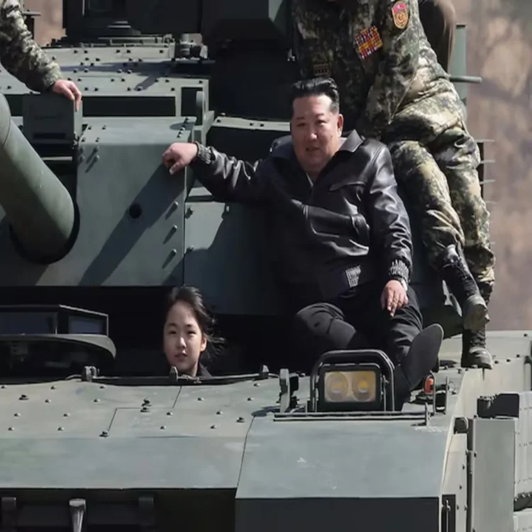 North korea advanced tank drill