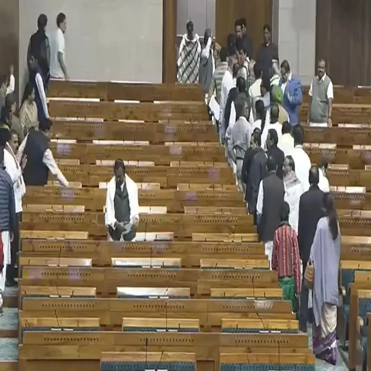Parliament opposition walks out amid row