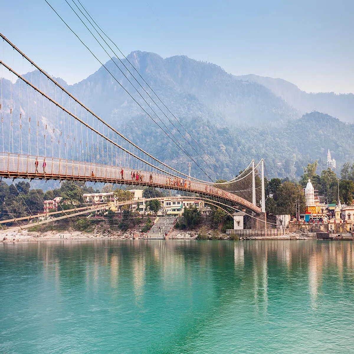 Tourism glass bridge near completion rishikesh