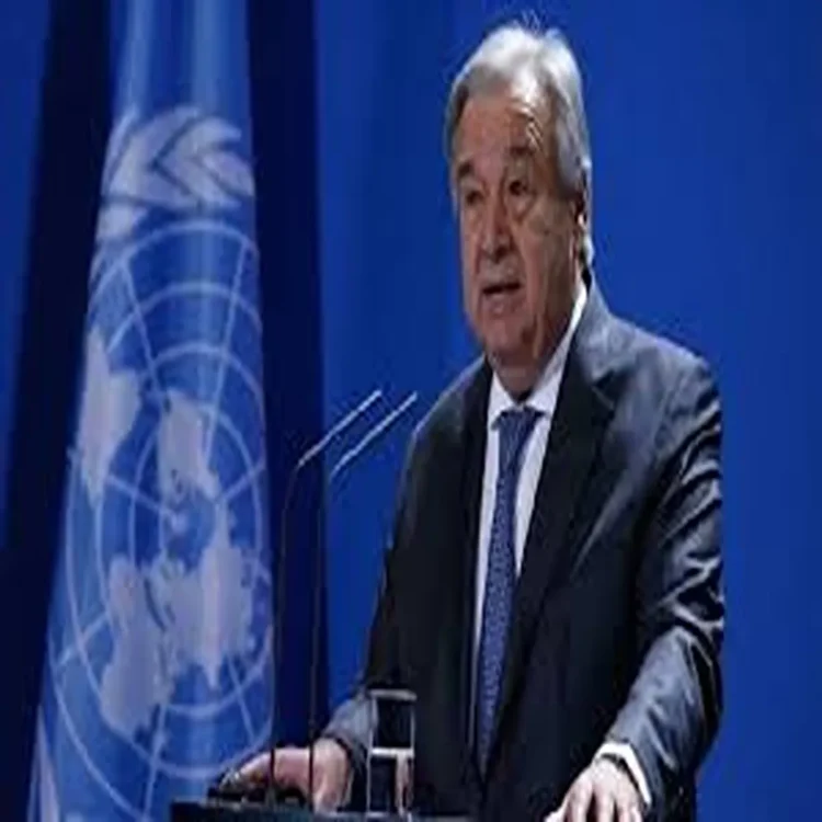 Un chief warns middle east crisis