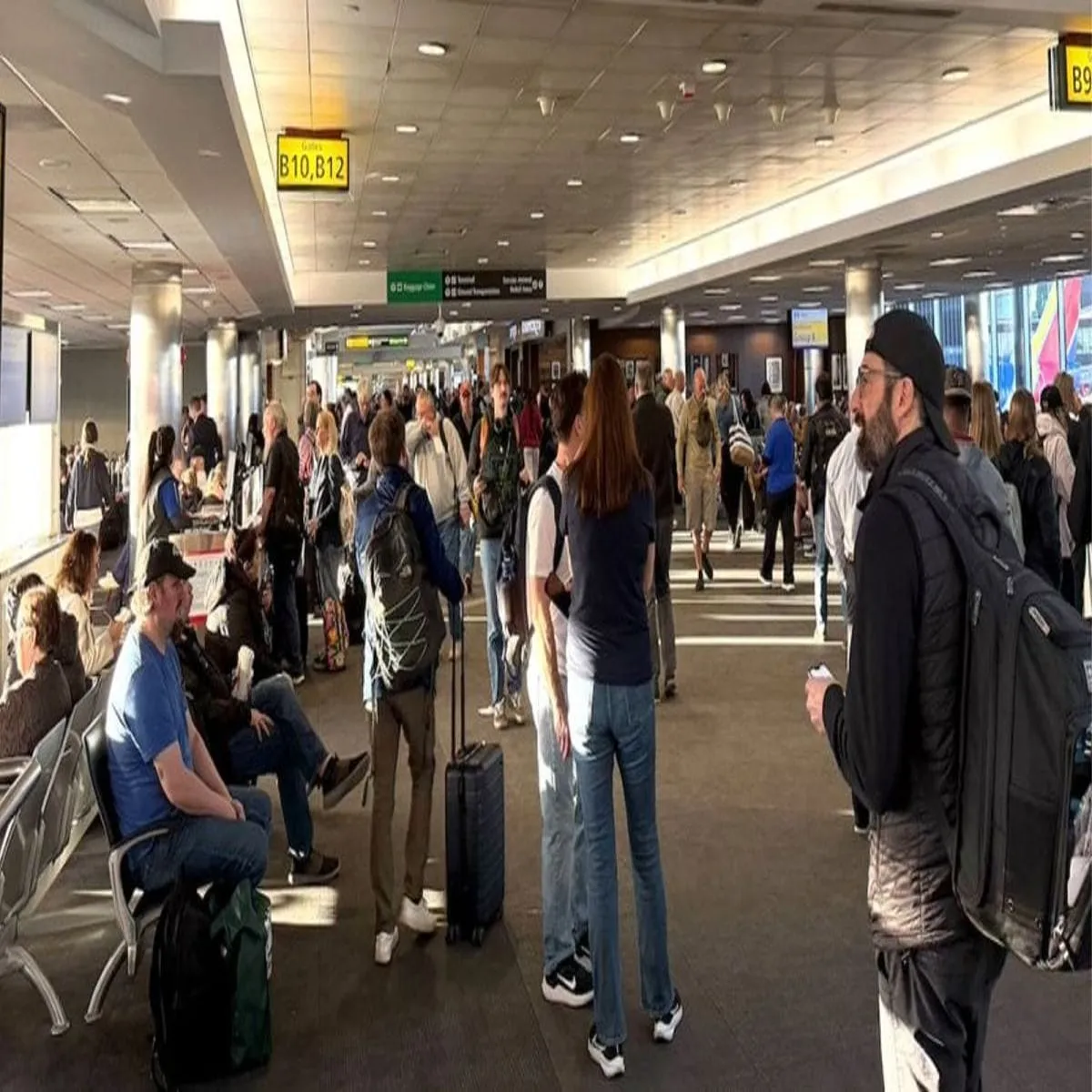 Airportdisruption chemical odor halts flights across