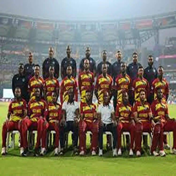 West indies travel delay cricket team home